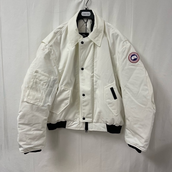 NWT Canada Goose x Angel Chen Arxan Bomber Jacket in White Mens Size Large - Picture 8 of 16